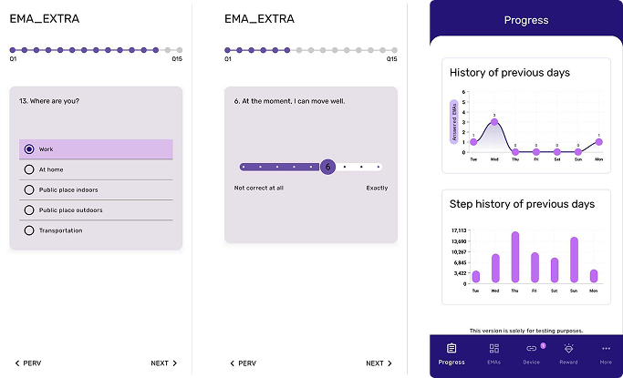 Spica EMA app screenshot