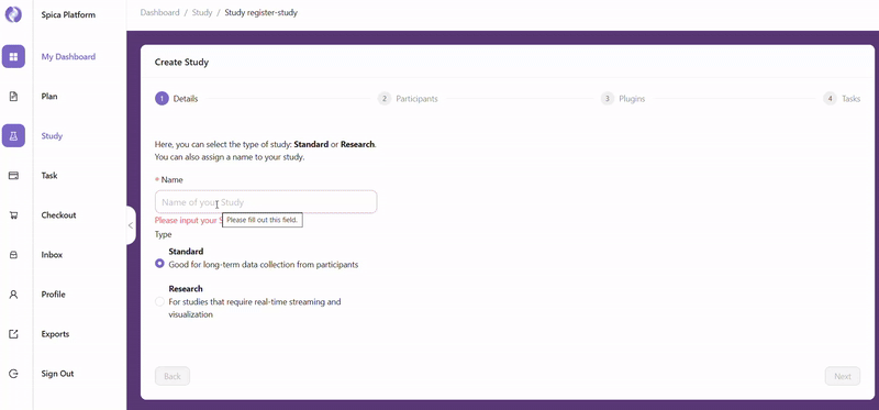 Spica Dashboard — Research Mode Workflow