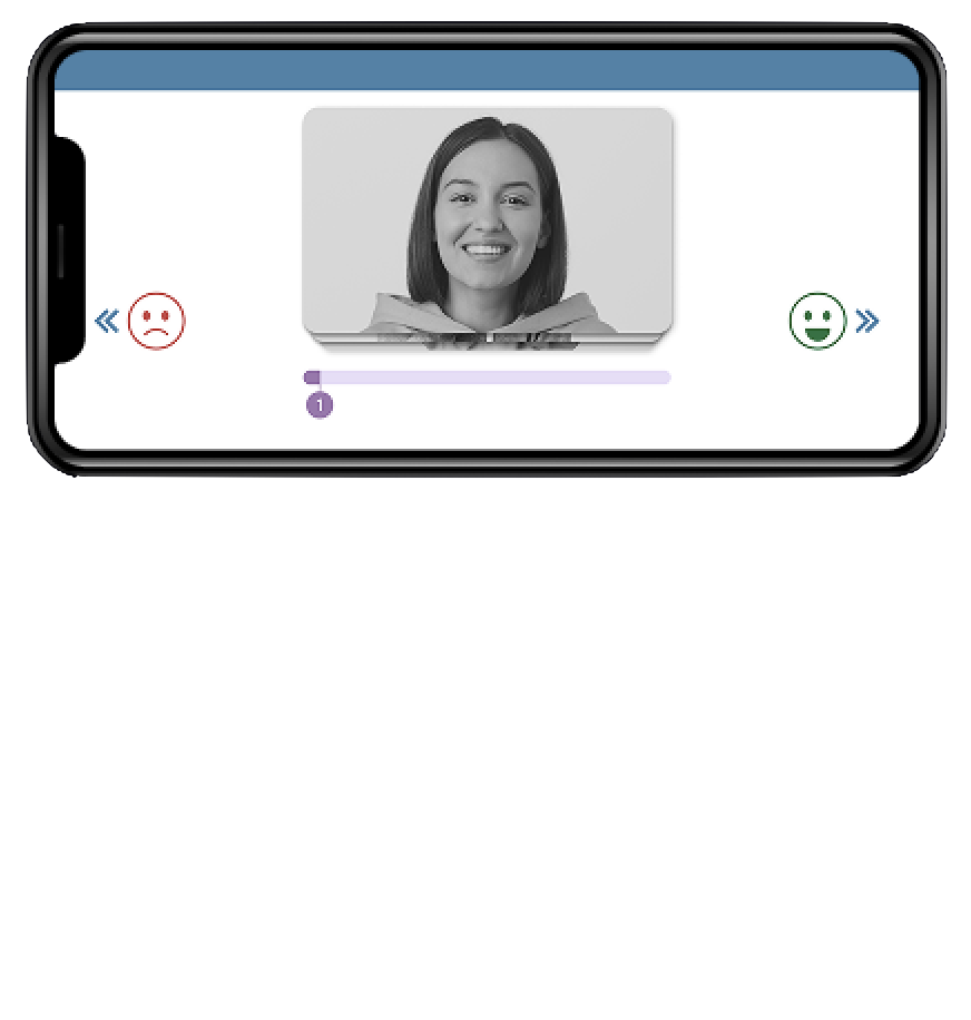 Emotional & Affective Processing — Spica app task screen 2