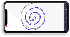 Cognitive tasks — spiral drawing assessment